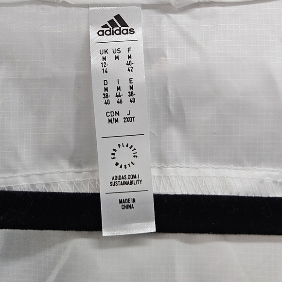 ADIDAS‎ Women's Aeroready White and Black Windbreaker Running Jacket Size M - Picture 5 of 15
